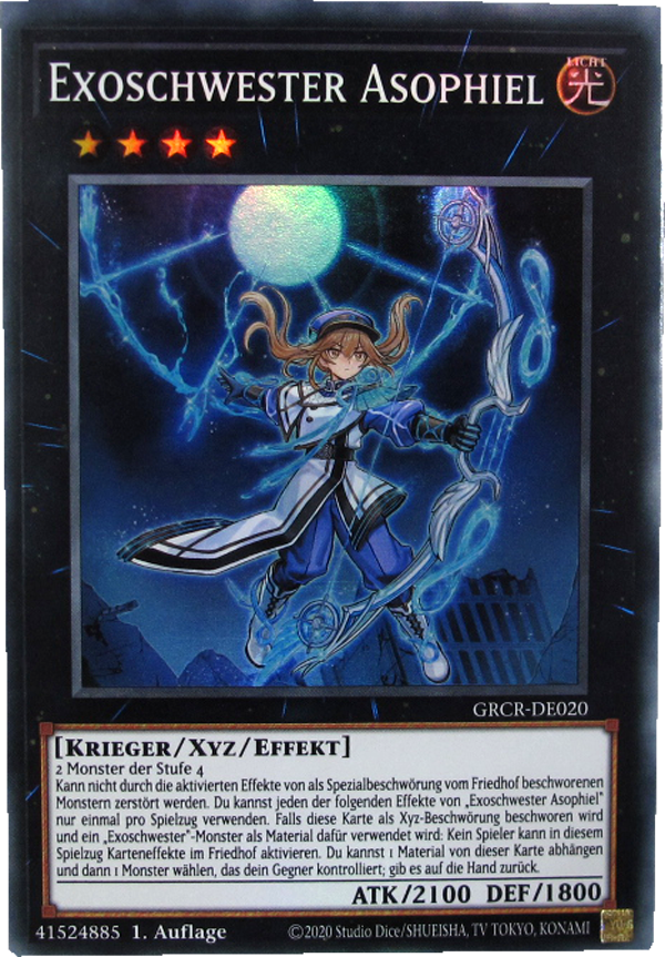 GRCR-DE020 Exoschwester Asophiel Super Rare deutsch