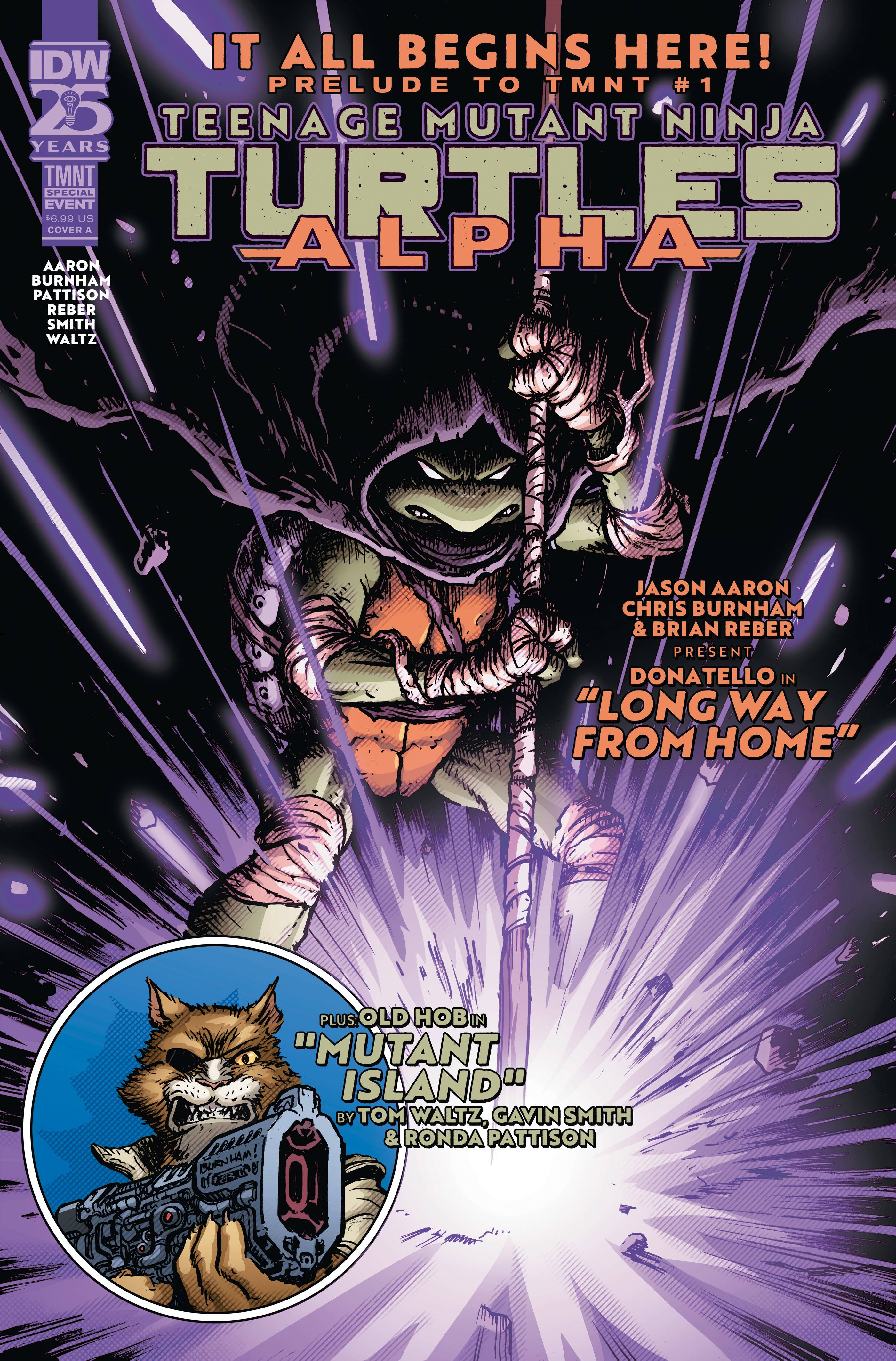 TEENAGE MUTANT NINJA TURTLES TMNT ALPHA #1 CVR A BURNHAM