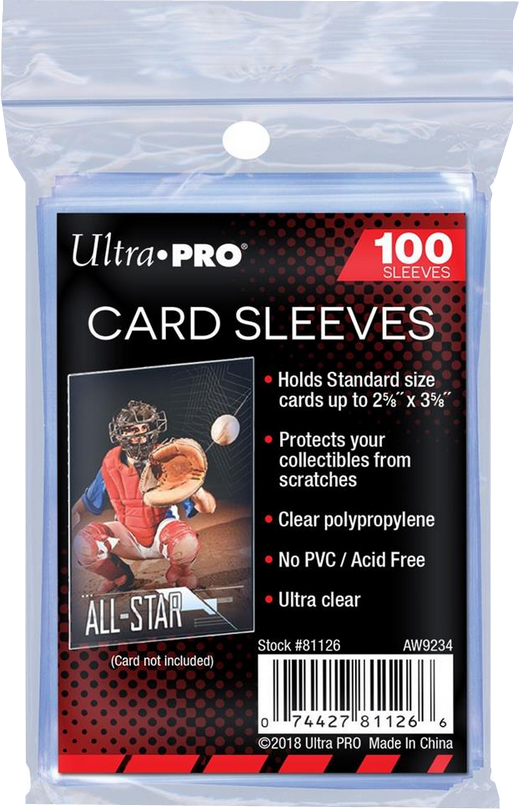 Ultra Pro-Card Sleeves Standard - Transparent - 100 Hüllen - Deck Protector Sleeves