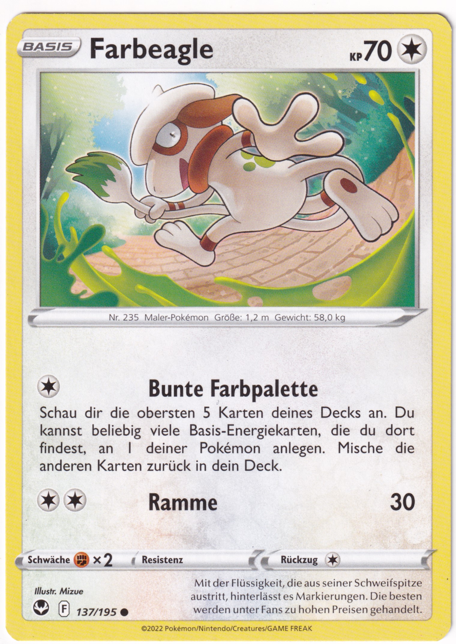 Farbeagle 137/195 Common - Silberne Sturmwinde Deutsch