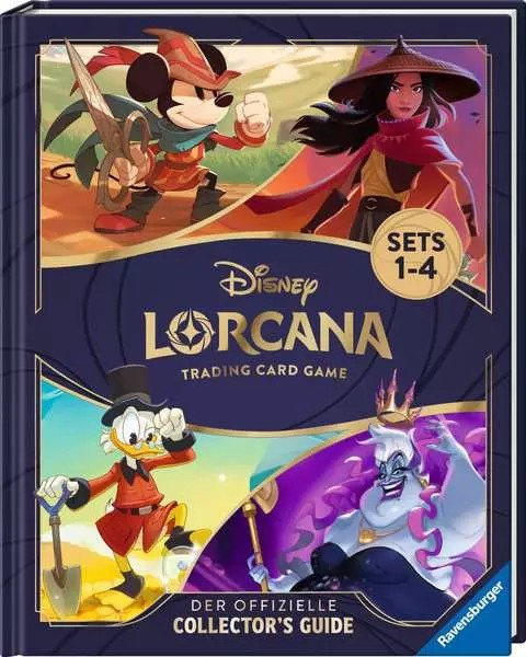 Disney Lorcana Collector´s Guide Set 1-4 deutsch