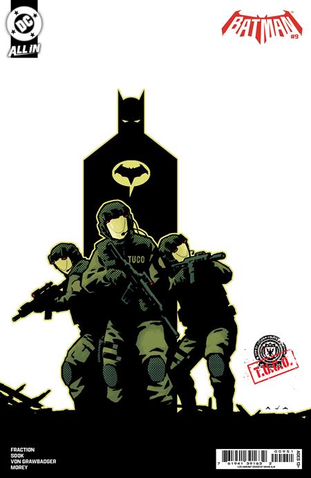BATMAN #9 CVR H INC 1:25 DAVID AJA CARD STOCK VAR