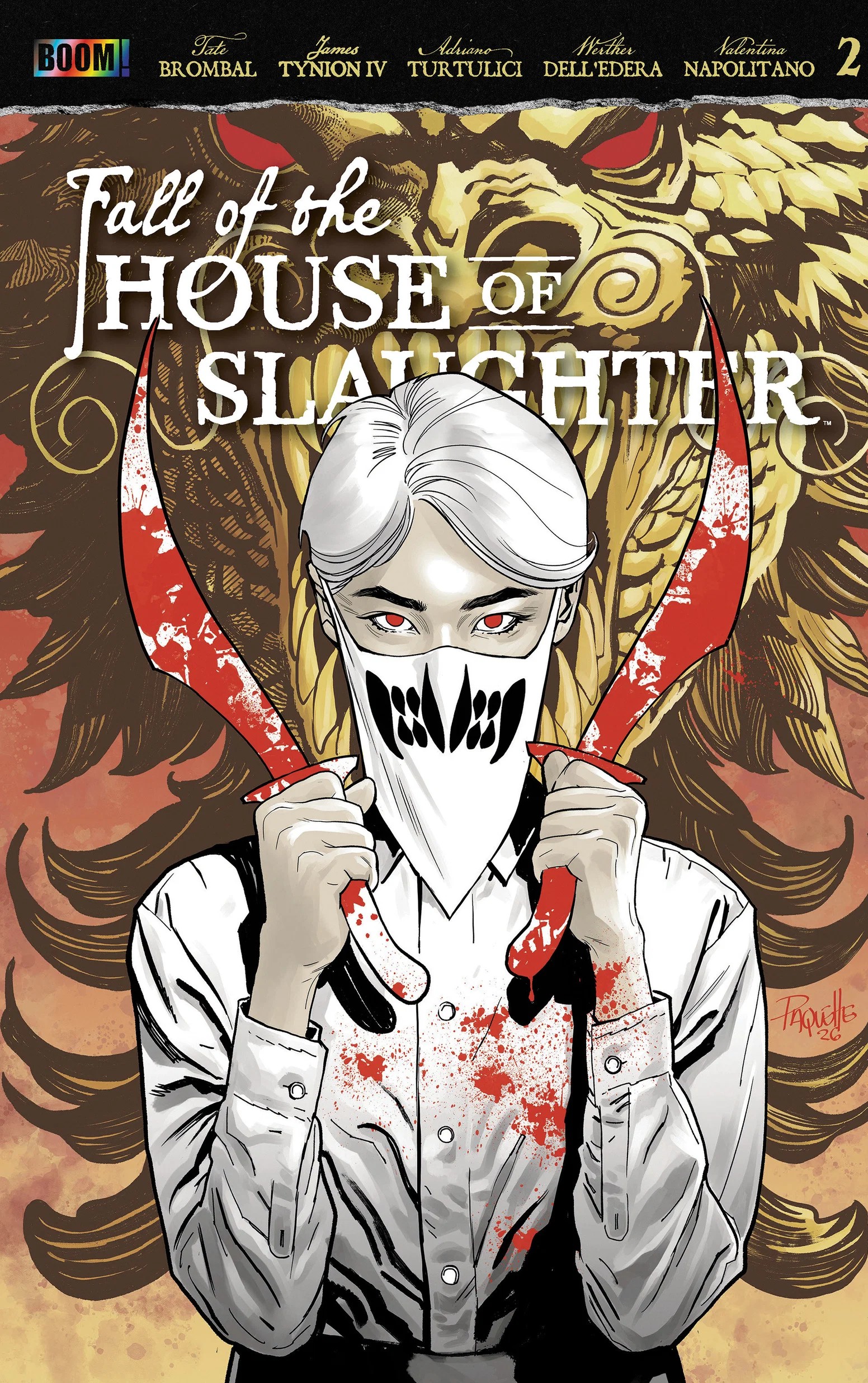Fall of the House of Slaughter #2 G FOC Reveal Variant (Dressed, Paquette)
