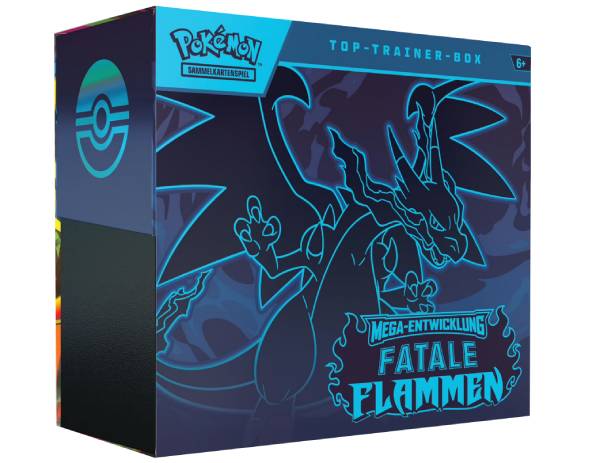 Pokemon Mega-Entwicklung Fatale Flammen Top-Trainer-Box deutsch