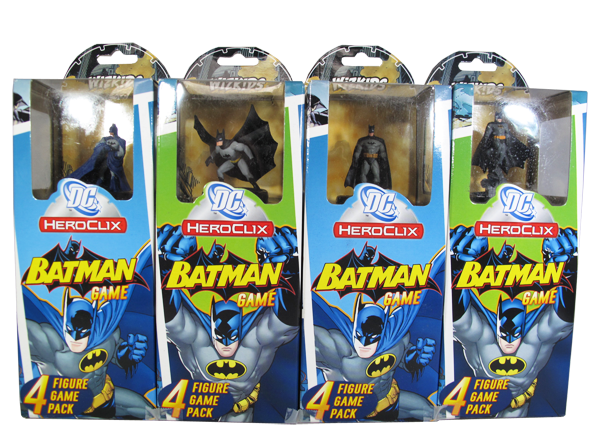 DC Hero Clix - 4 Figure Game Pack - Batman Game - englisch