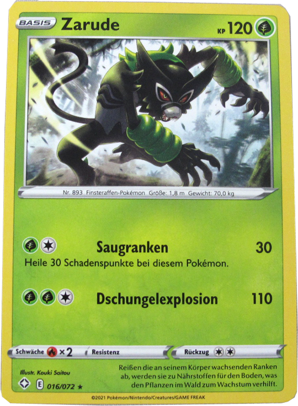 GLSS-016/072 Zarude Rare Deutsch
