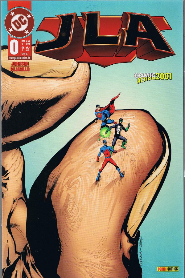JLA Band 0 - Comic Action 2001 Variant Cover Edition