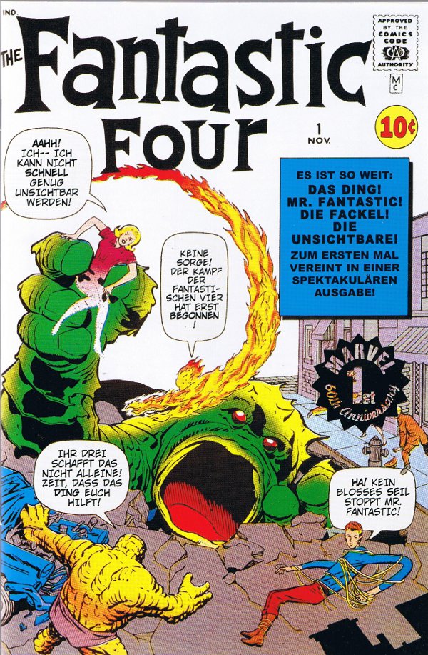 The Fantastic Four Band 1 Edition mit Prägung