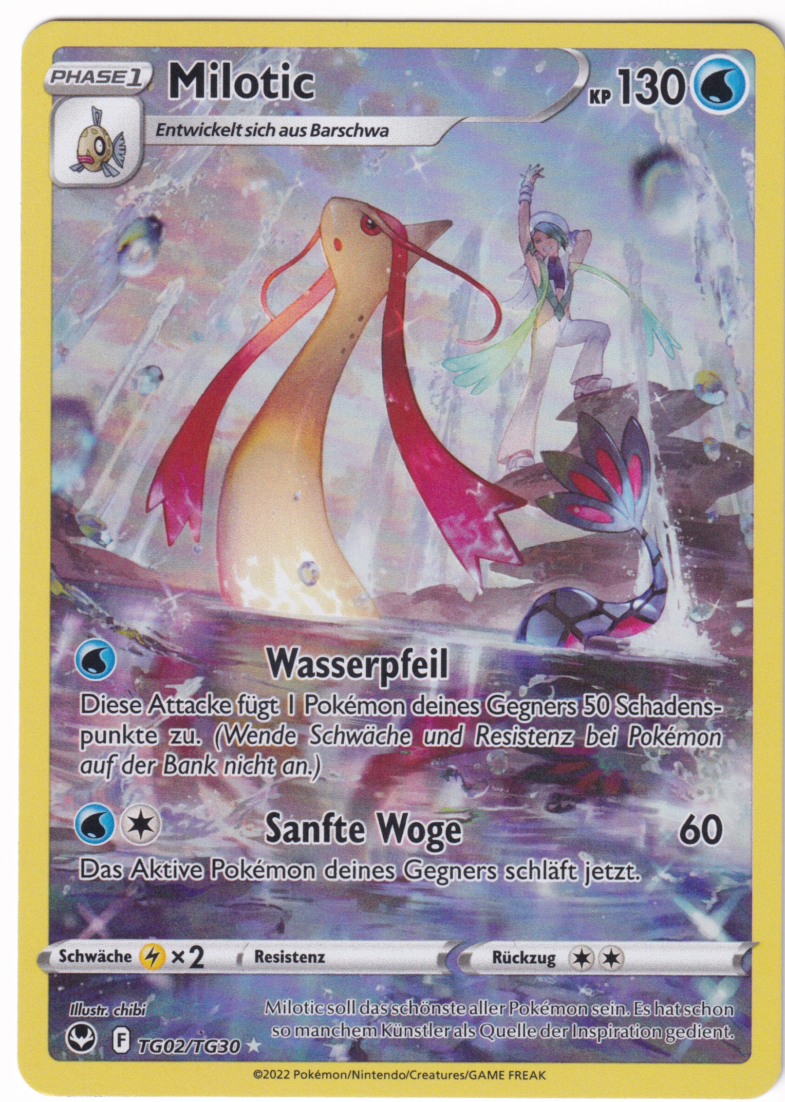 Milotic TG02/TG30 Trainer Rare - Silberne Sturmwinde Deutsch