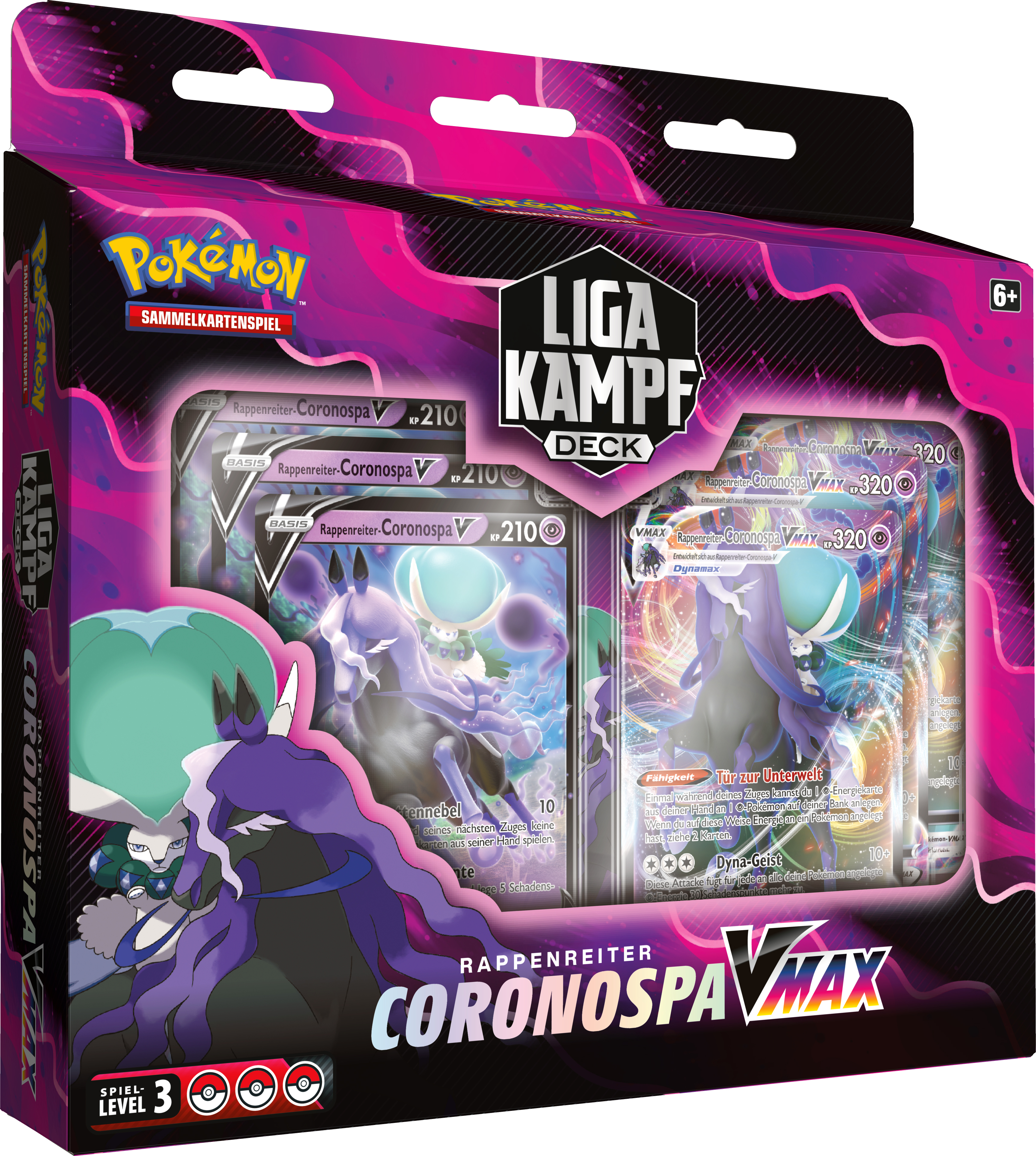 Pokemon Liga-Kampf Deck Rappenreiter-Coronospa deutsch
