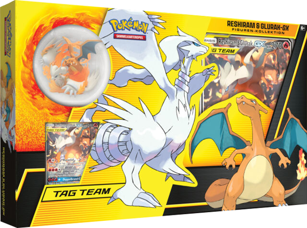 Pokemon Reshiram & Glurak GX Kollektion