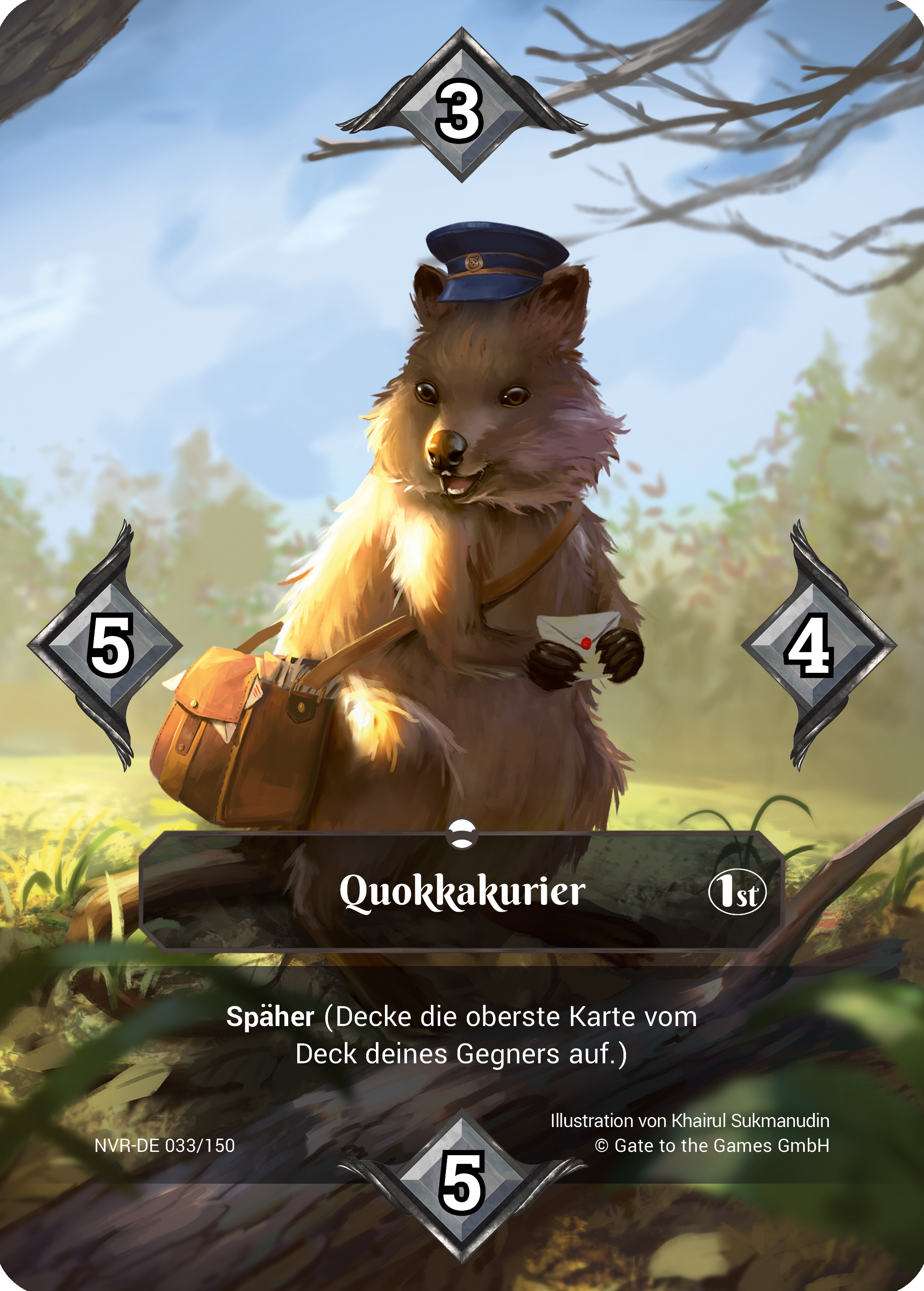 Quokkakurier 033/150 Common  - Alpha 1. Edition DE