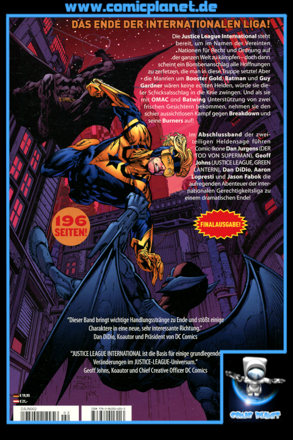 Justice League International Band 2: Feuersbrunst - Finalausgabe!