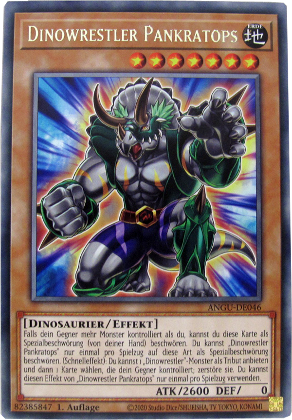 ANGU-DE046 Dinowrestler Pankratops Rare deutsch