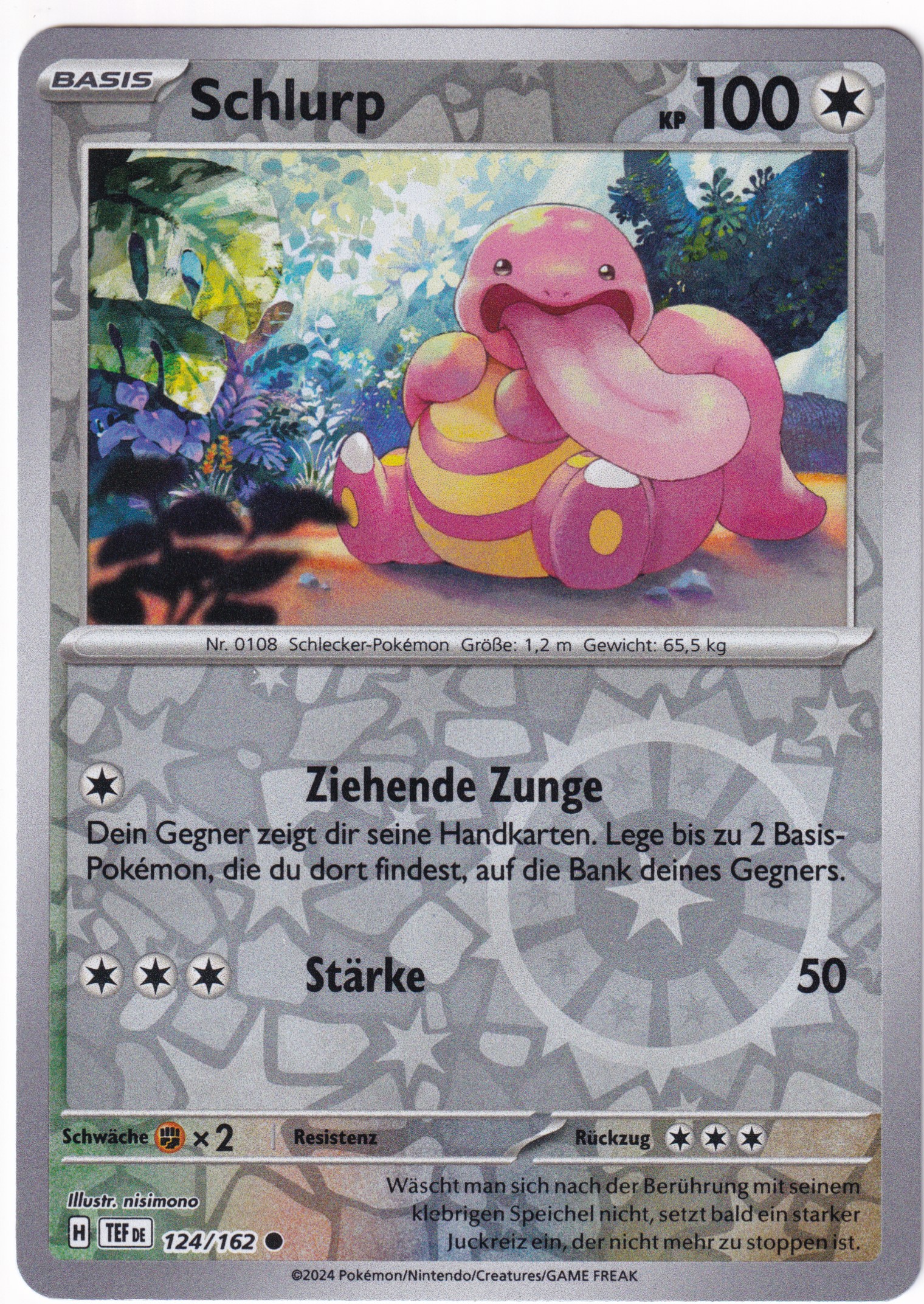 Schlurplek 125/162 Common Reverse Holo - Karmesin & Purpur - Gewalten der Zeit Deutsch