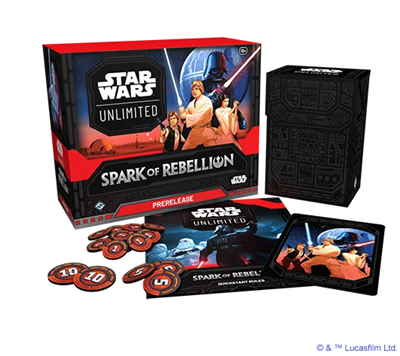 Star Wars: Unlimited - Spark of Rebellion Prerelease Box englisch