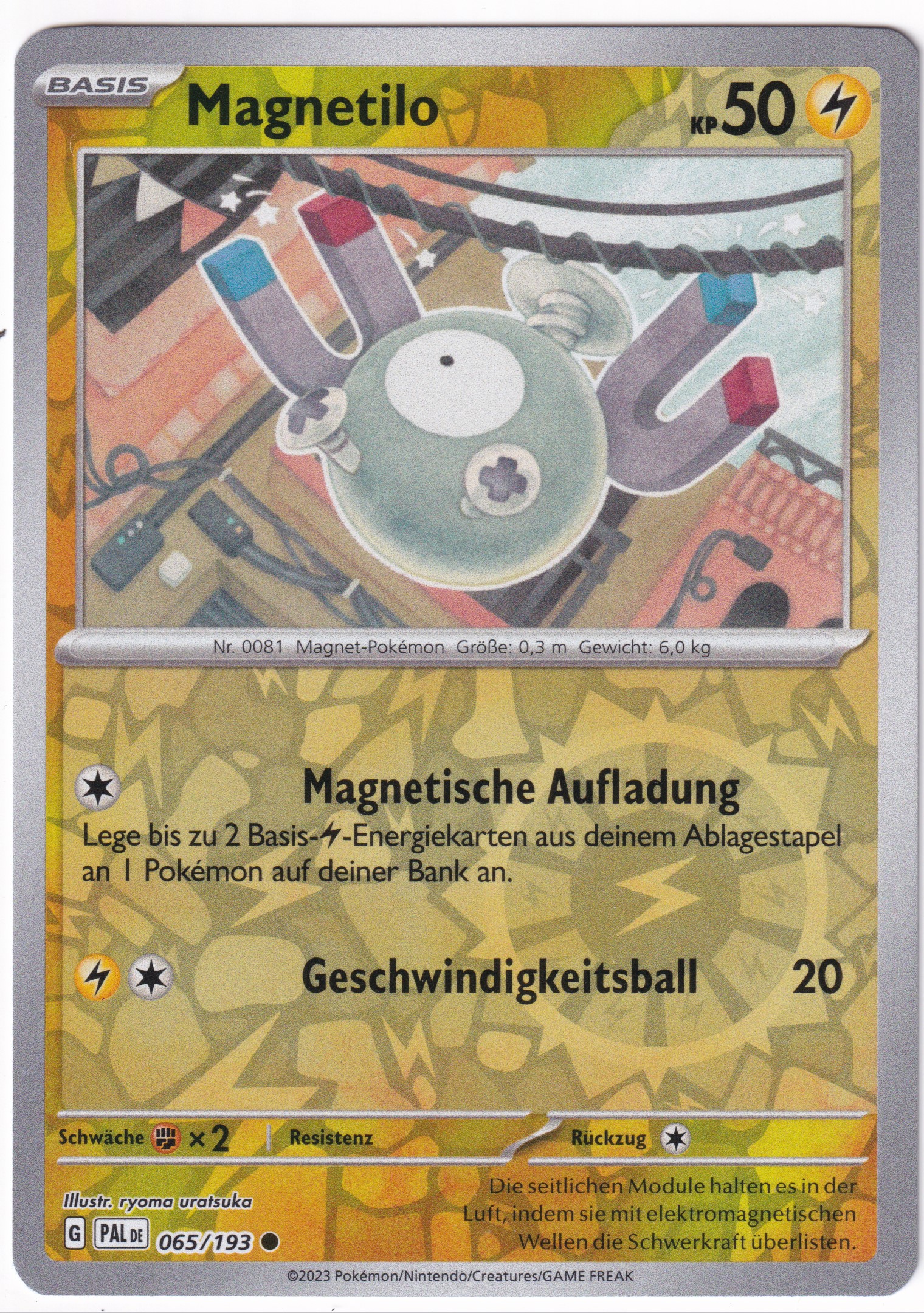 Magnetilo 065/193 Common Reverse Holo - Entwicklungen in Paldea Deutsch