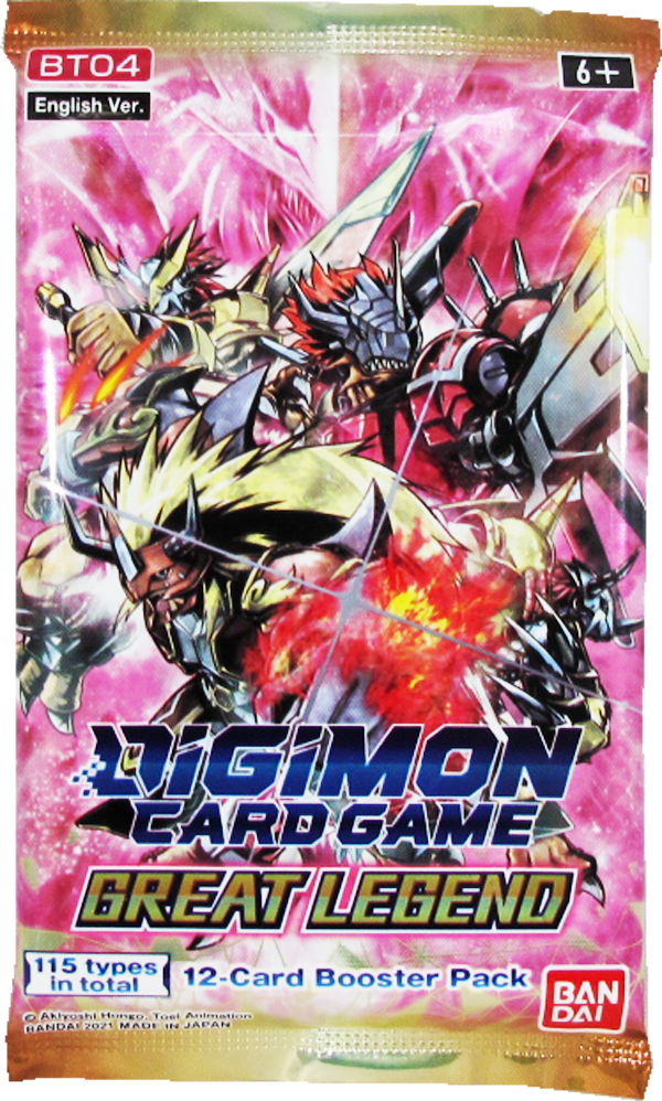 Digimon Card Game Great Legend Booster BT04 englisch