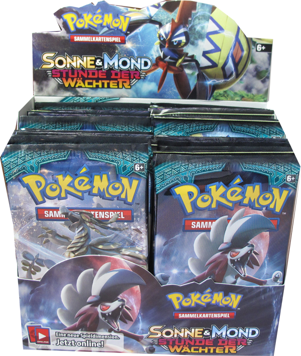 Pokemon Sonne & Mond Stunde der Wächter Booster Display