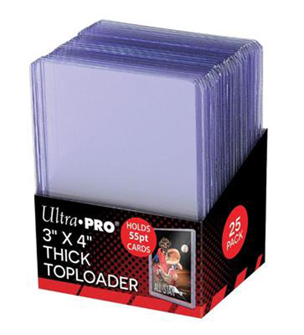 Ultra Pro 25 Clear Thick Toploader