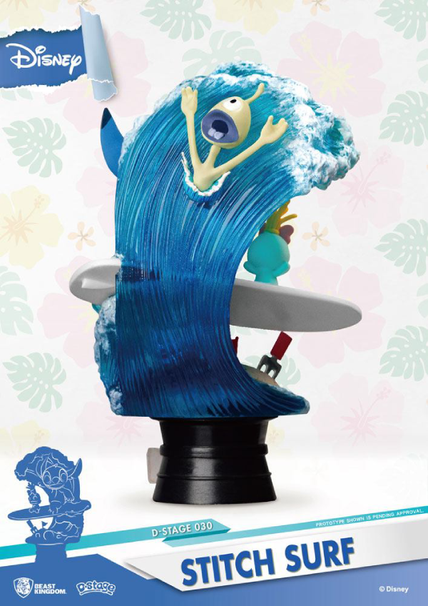 Figur - Disney Lilo & Stitch - D-Stage 030 Diorama - Stitch Surf