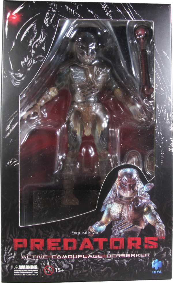 Action Figur - Predators - Exquisite Mini - Active Camouflage Berserker