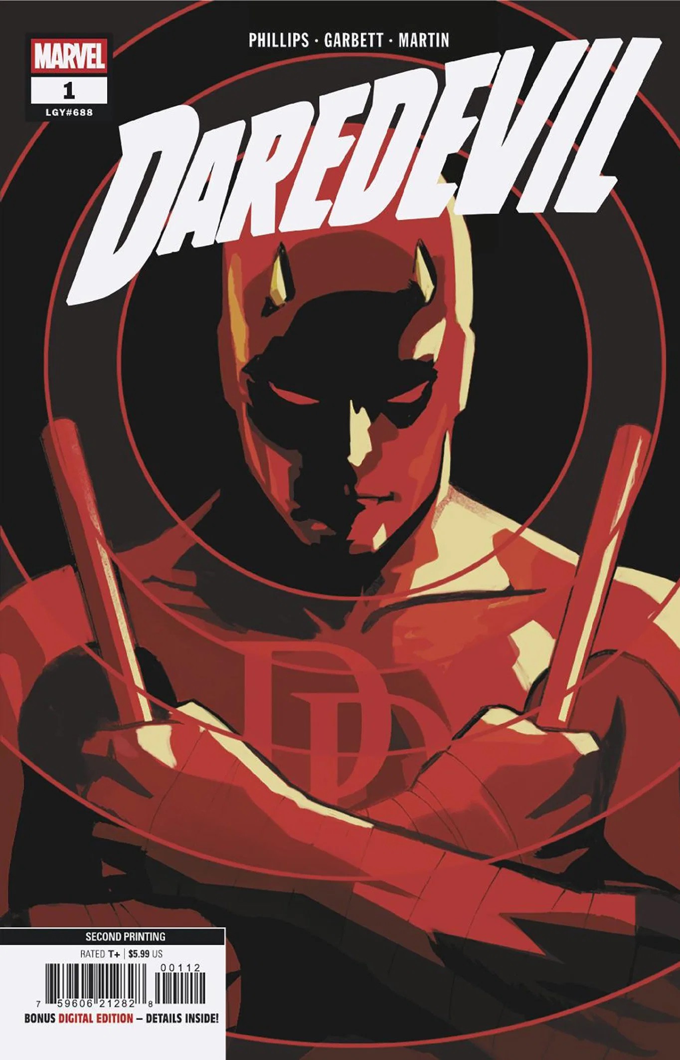 DAREDEVIL (2026) #1 LEE GARBETT 2ND PRINTING VARIANT