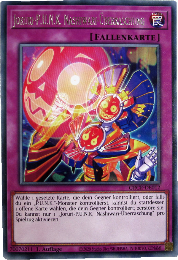 GRCR-DE012 Joruri-P.U.N.K. Nashiwari Überraschung Rare deutsch