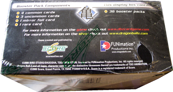 Dragonball Z Saiyan Saga Booster Display englisch