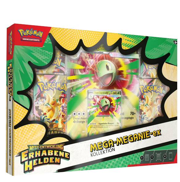 Pokemon Mega-Entwicklung Erhabene Helden Mega-Meganie-EX Kollektion deutsch