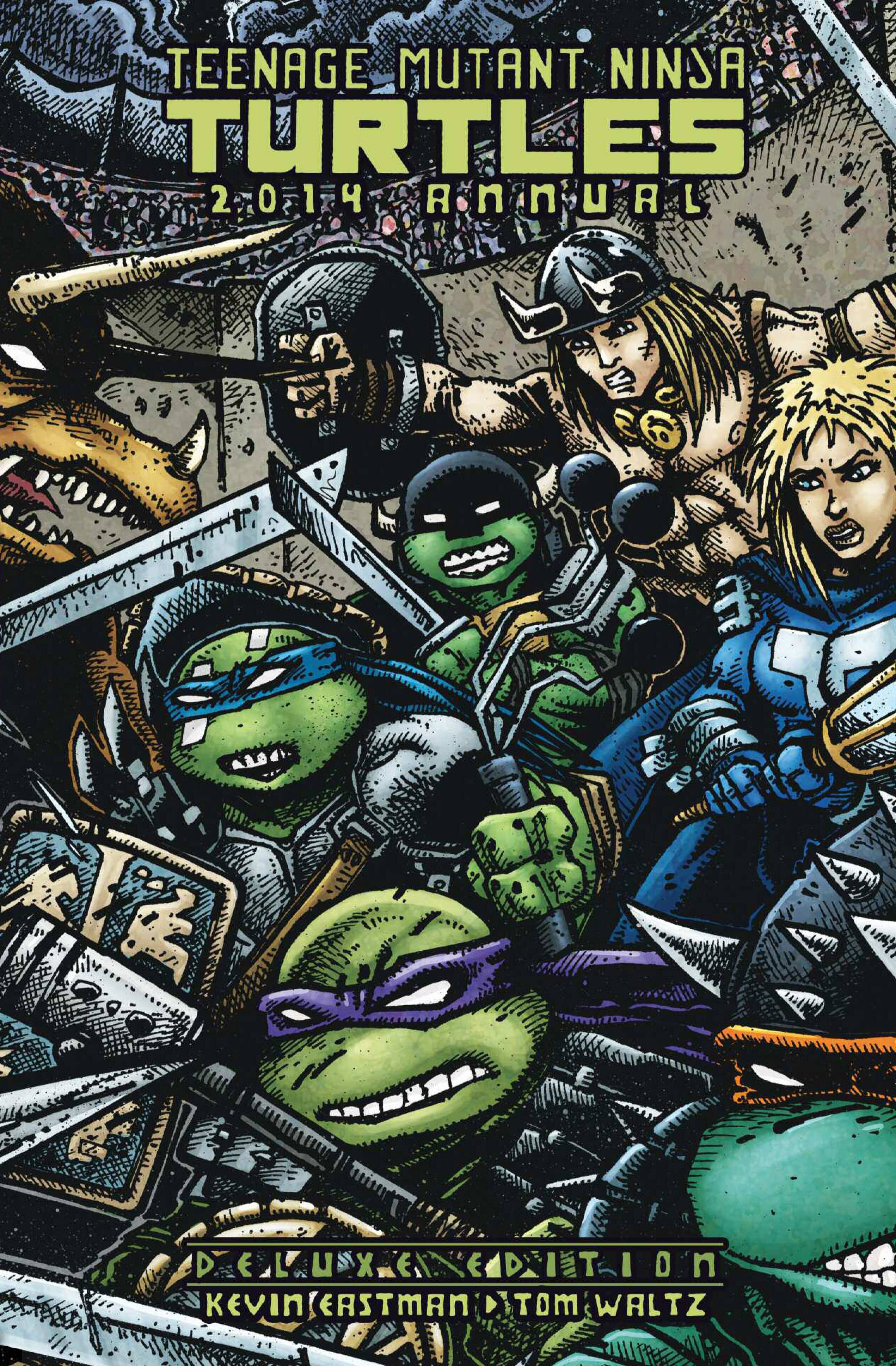 TURTLES TMNT 2014 ANNUAL DELUXE EDITION HC