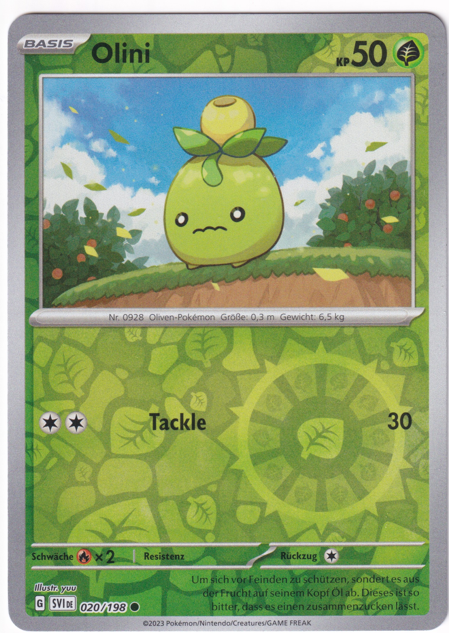 Olini 020/198 Common Reverse Holo  - Karmesin & Purpur Deutsch