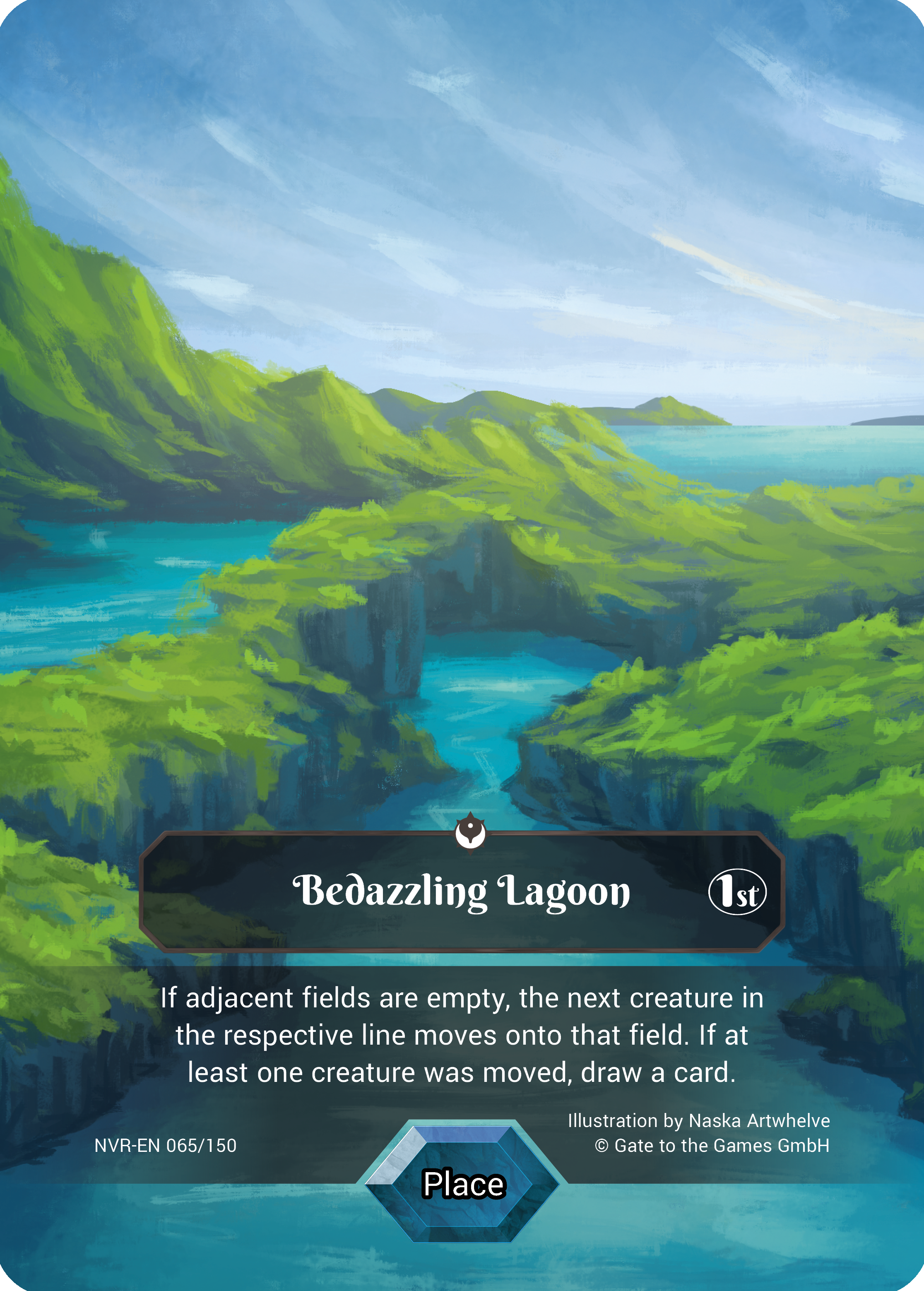 Bedazzling Lagoon 065/150 Common  - Alpha 1. Edition EN