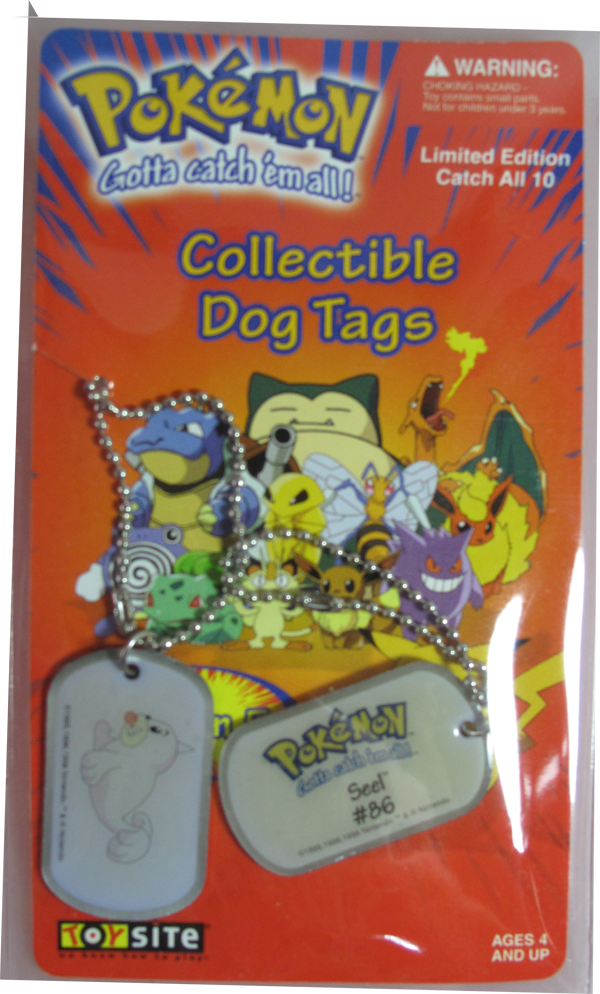 Pokemon Dog Tag Seel #86