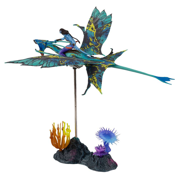 Action Figur - Avatar 2 The Way of Water - World of Pandora - Banshee Rider Neytiri
