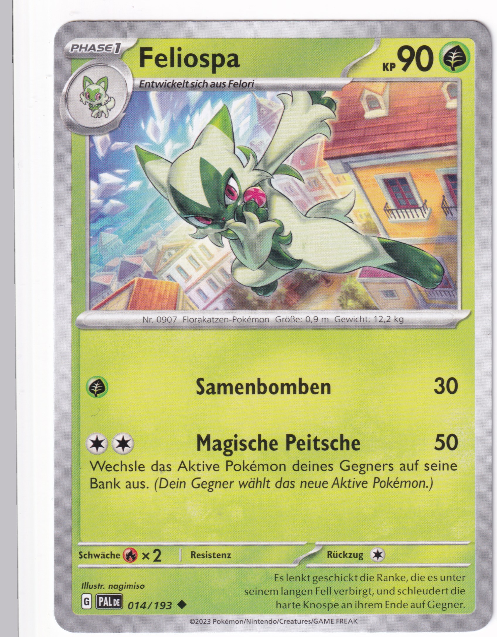 Feliospa 014/193 Uncommon - Entwicklungen in Paldea Deutsch