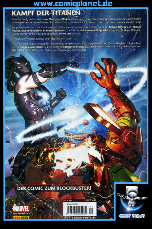 Marvel Exklusiv 85 - Iron Man VS. Whiplash - HC zum Blockbuster