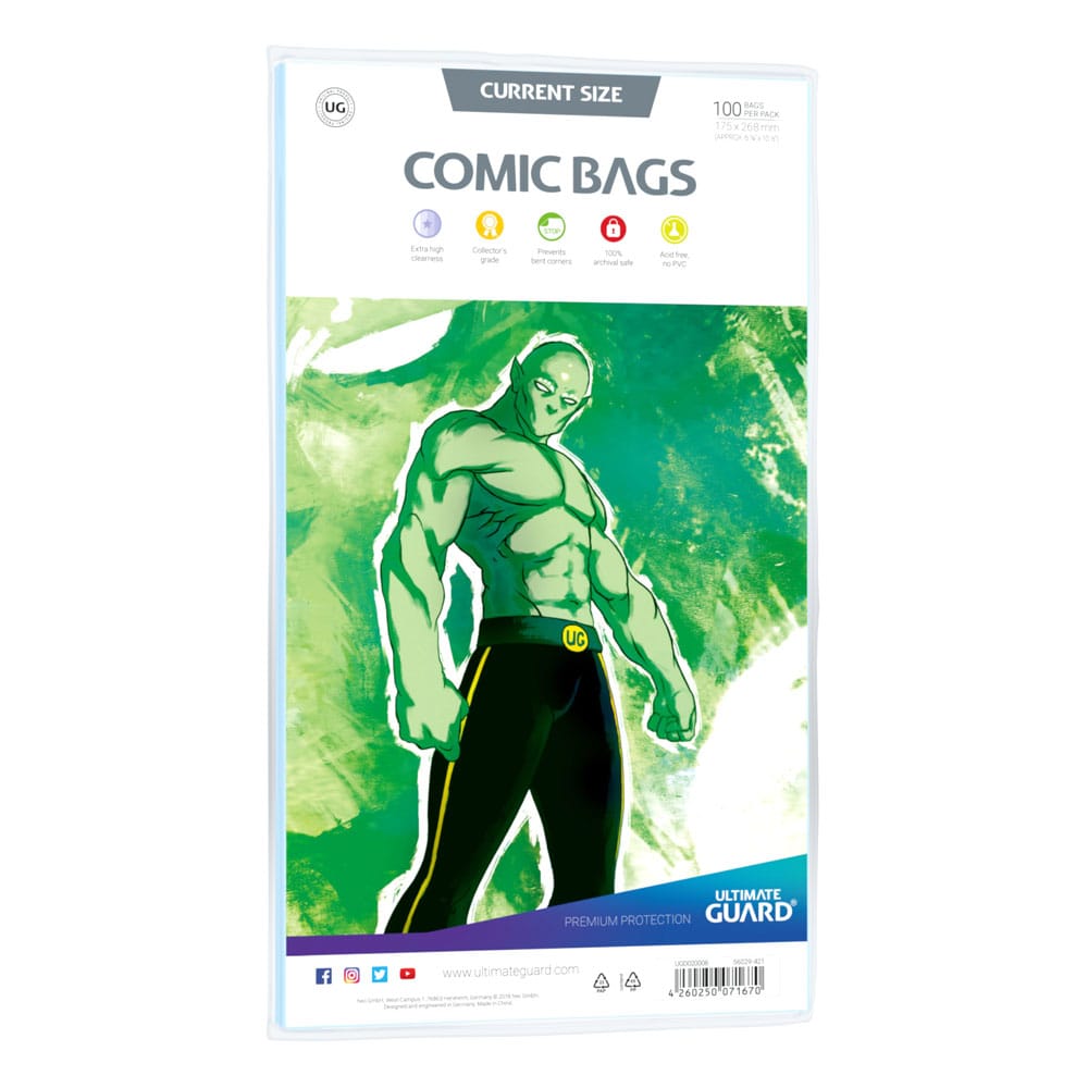 Ultimate Guard - Comic Bags Current Size