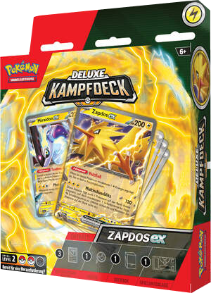 Pokemon Kampf Deck Deluxe Zapdos EX deutsch