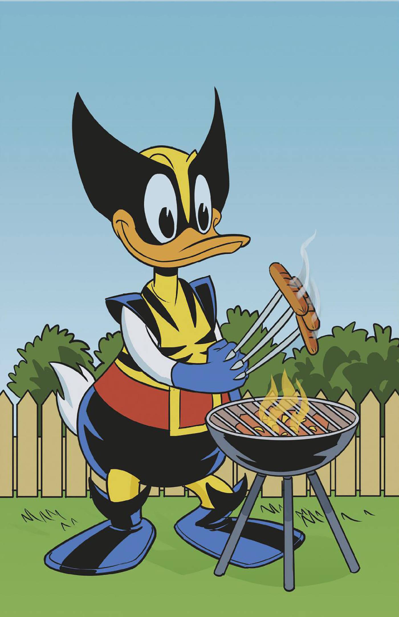 WHAT IF DONALD DUCK BECAME WOLVERINE #1 - 1:50 INCV VIRGIN VAR