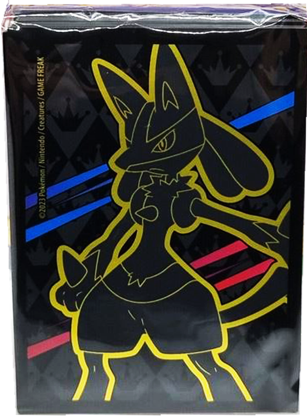 UP Pokemon - Standard - 65 Hüllen - Lucario (schwarz) - Deck Protector Sleeves