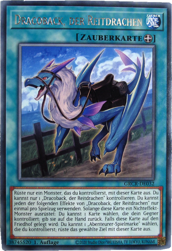 GRCR-DE032 Dracoback, der Reitdrachen Rare deutsch