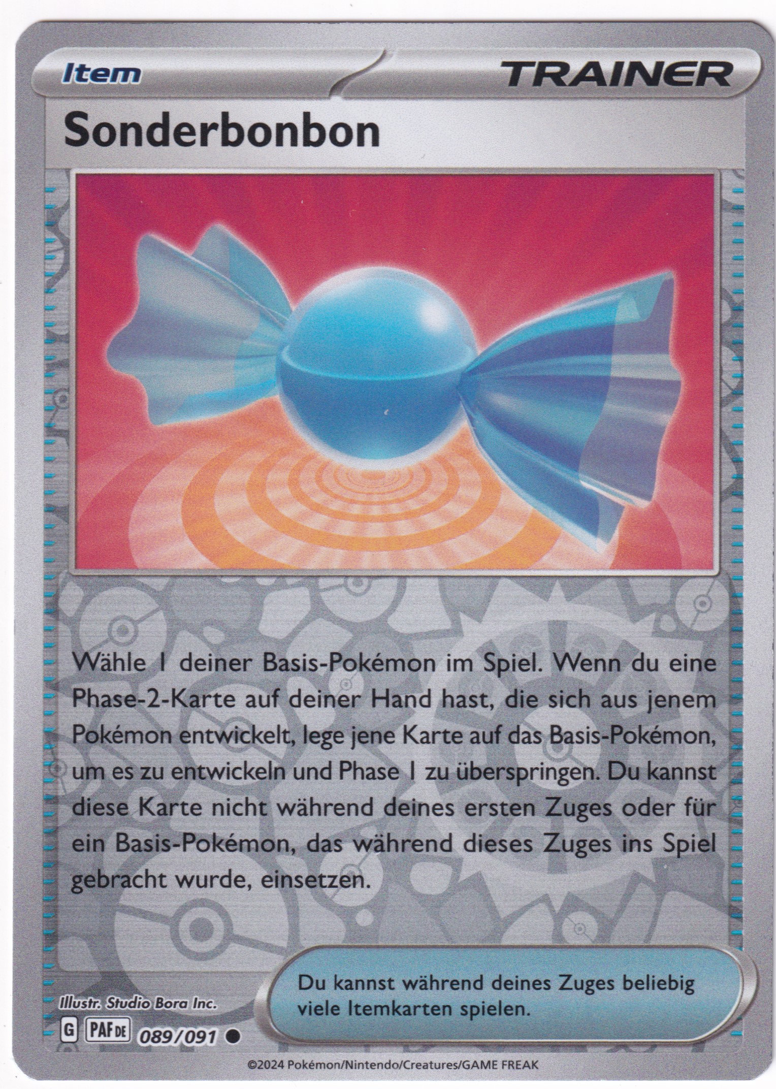 Sonderbonbon 089/091 Common Reverse Holo - Karmesin & Purpur - Paldeas Schicksale Deutsch
