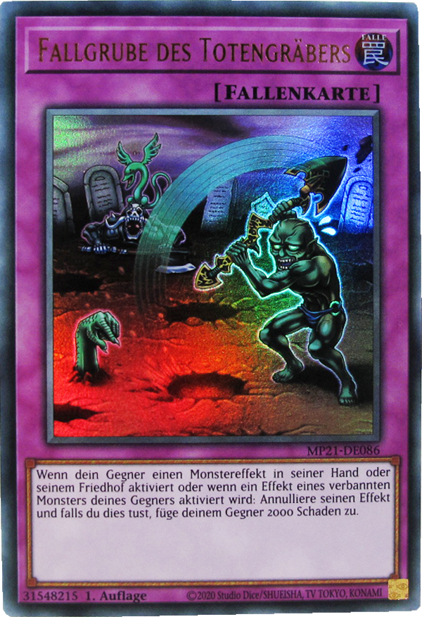 MP21-DE086 Fallgrube des Totengräbers Ultra Rare deutsch