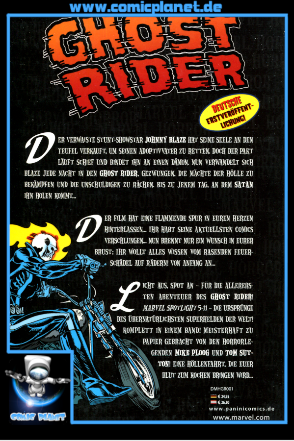 Marvel Horror Ghost Rider Band 1