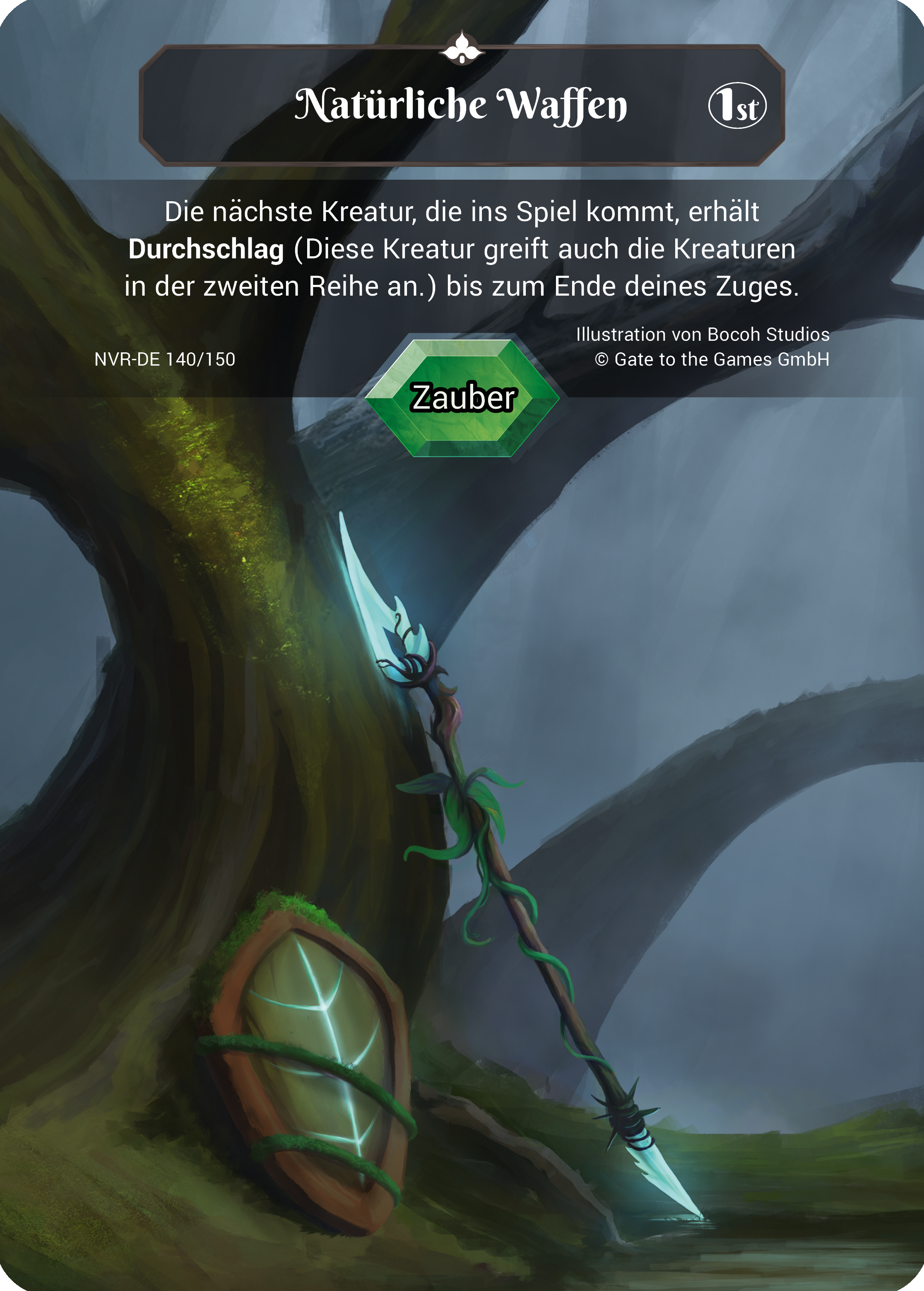 Natürliche Waffen 140/150 Common - Alpha 1. Edition DE