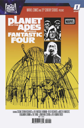 PLANET OF THE APES VS. FANTASTIC FOUR #1 PHIL NOTO MOVIE HOMAGE VARIANT