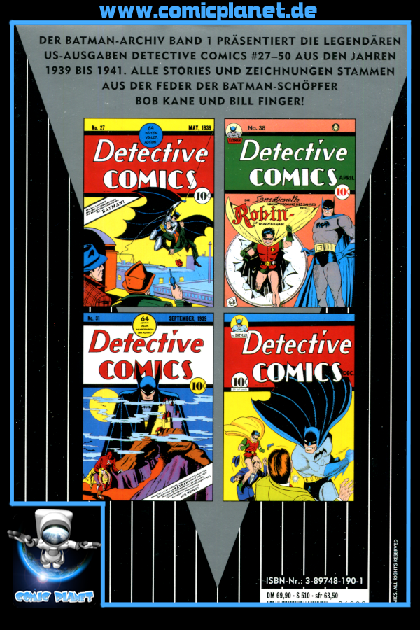 Archiv Edition Band 3: Batman Band I