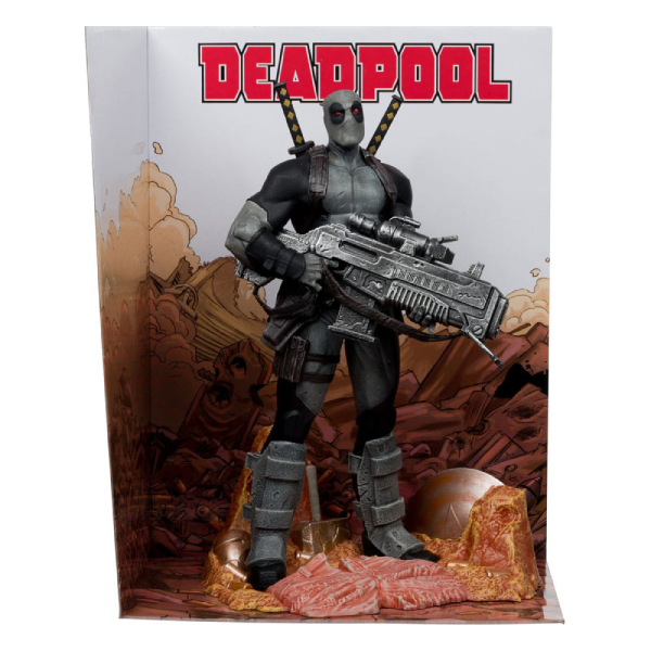 Figur - Marvel Collection - PVC Statue 1/6 - Deadpool (Deadpool #1) (Grey Suit Chase)