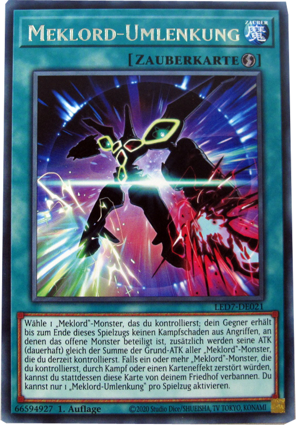 LED7-DE021 Meklord-Umlenkung Rare deutsch